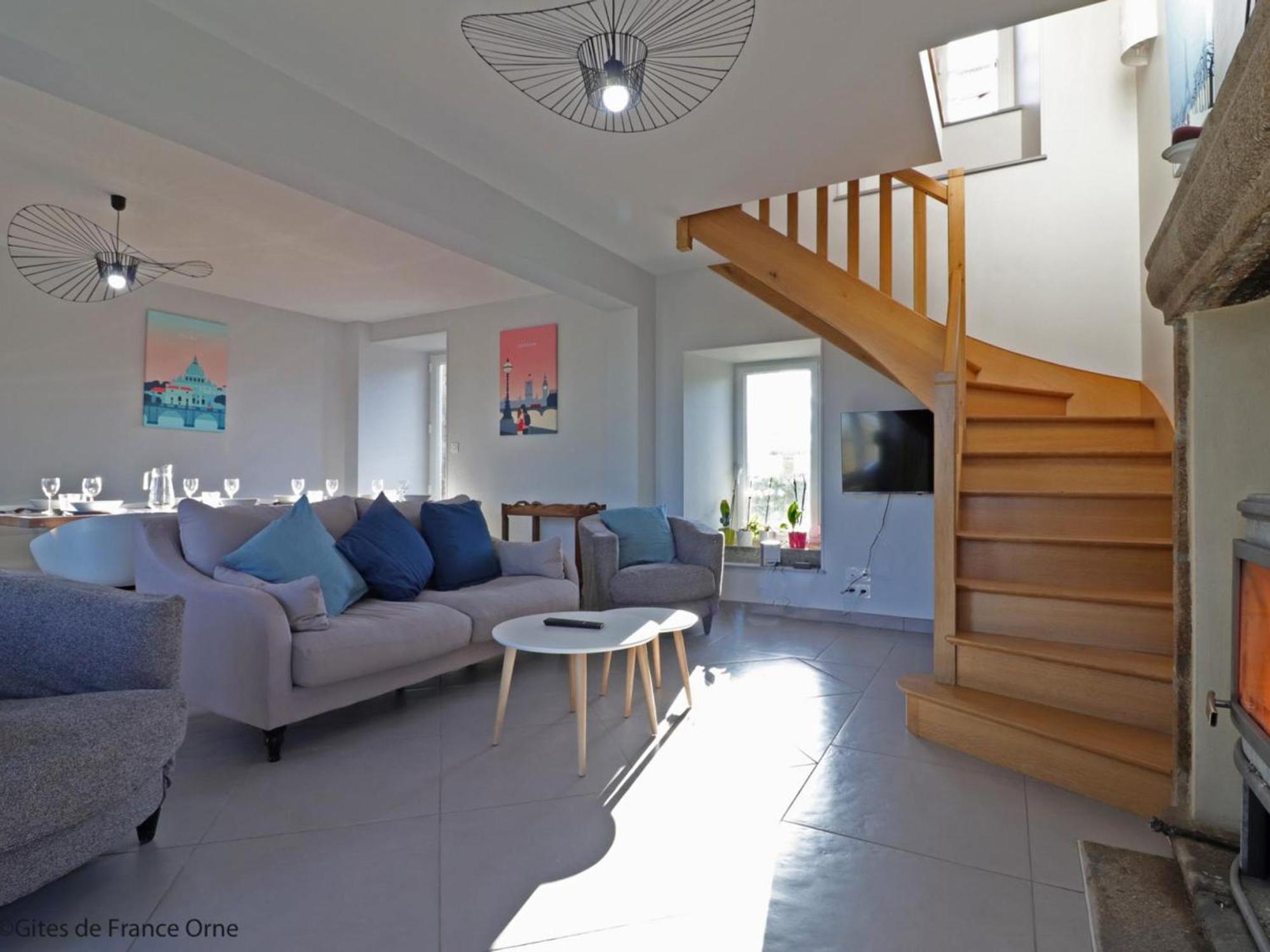 Maison Normande Renovee Avec Grand Jardin, Ideale Pour Famille, Proche Lac Et Randonnees - Fr-1-497-143 Menil-Gondouin Buitenkant foto